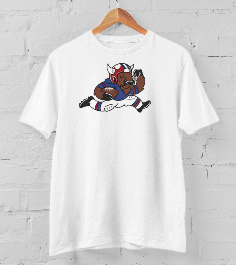 Buffalo Bills Football Buffalos Running With Determination T-Shirt