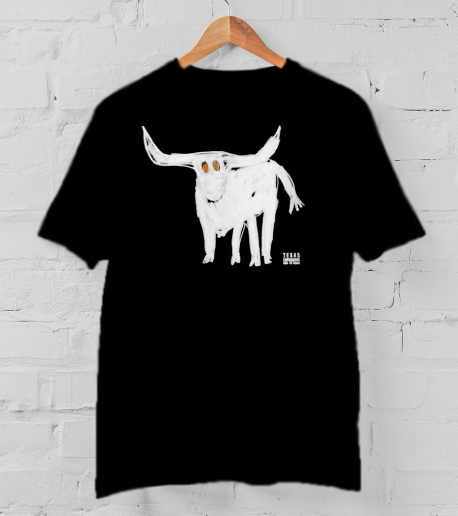 Texas Longhorns For All The Horns Bold White Longhorn T-Shirt