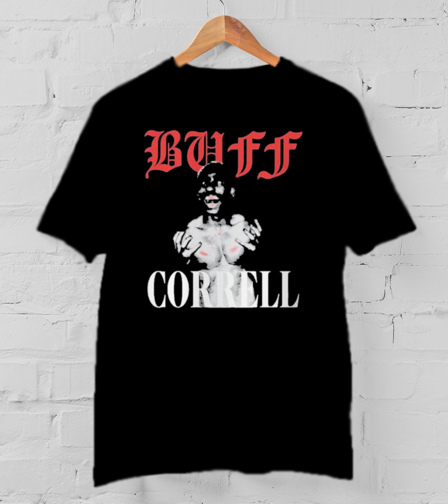 BUFF CORRELL Screaming Buff Correll Iconic Visual T-Shirt