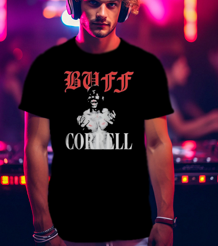 BUFF CORRELL Screaming Buff Correll Iconic Visual T-Shirt