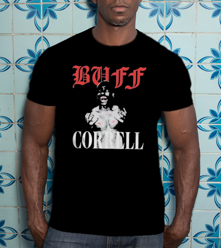 BUFF CORRELL Screaming Buff Correll Iconic Visual T-Shirt