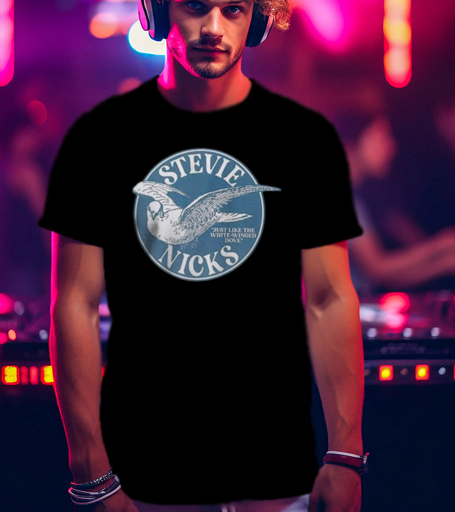 Stevie Nicks Just Like The White-Winged Dove Circular T-Shirt