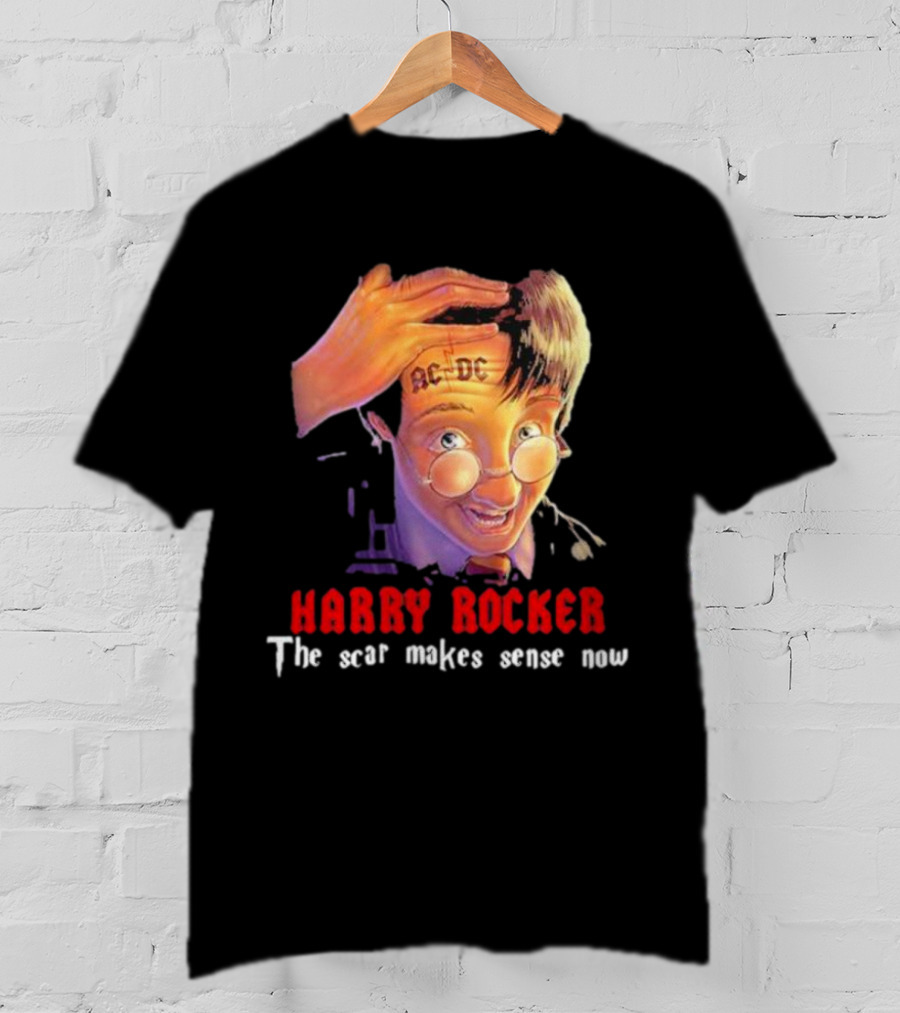 HARRY ROCKER AC-DC The Scar Makes Sense Now T-Shirt