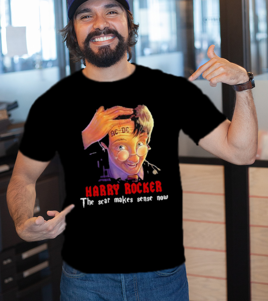 HARRY ROCKER AC-DC The Scar Makes Sense Now T-Shirt