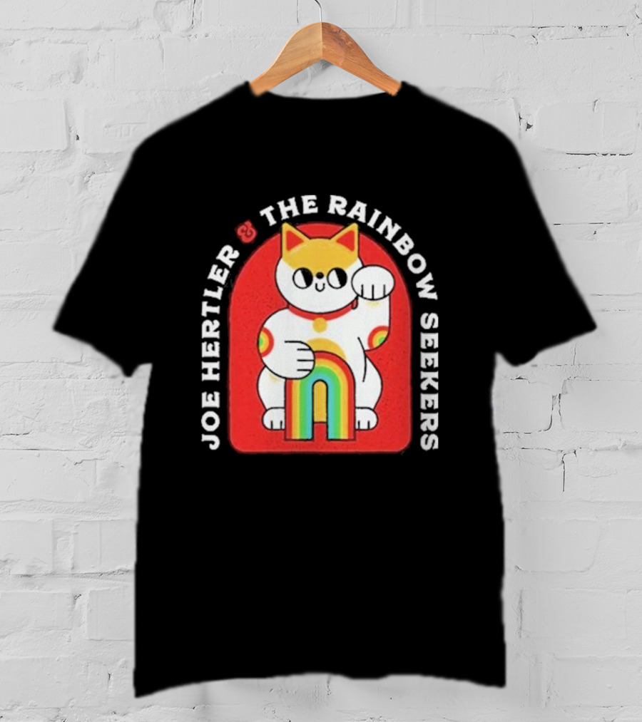 Joe Hertler And The Rainbow Seekers Lucky Cat T-Shirt