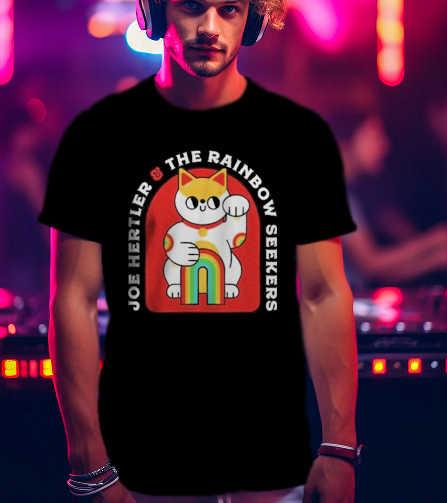 Joe Hertler And The Rainbow Seekers Lucky Cat T-Shirt