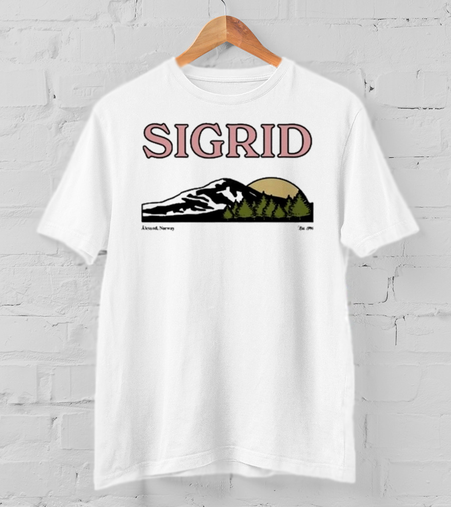 Sigrid Arendal Norway Mountain Sunset 1996 T-Shirt