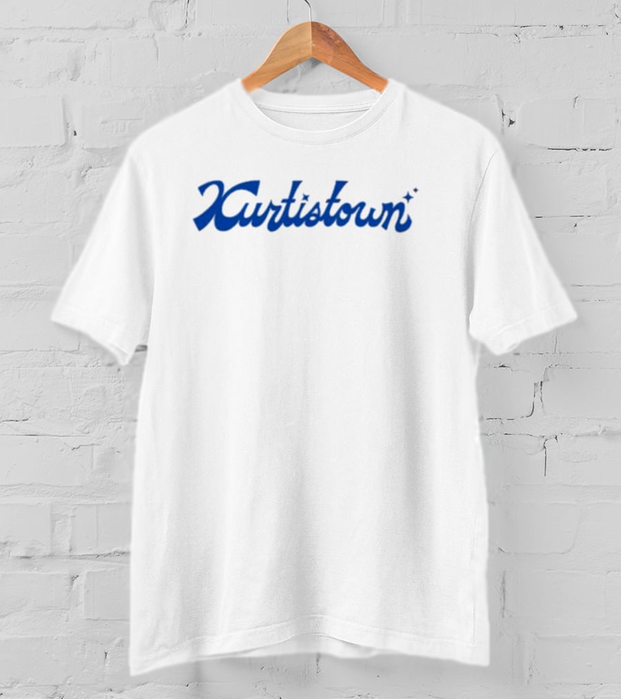 Kurtistown Blue Script Star T-Shirt