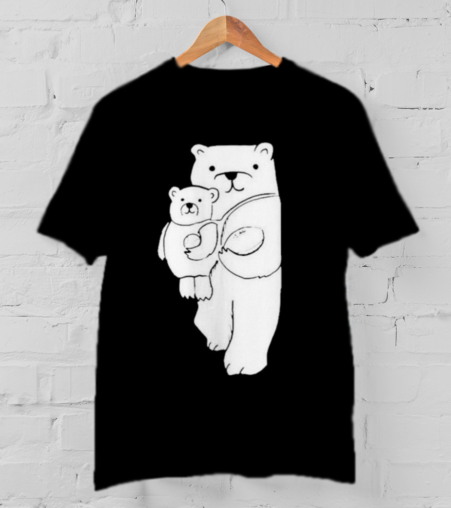 Nathan W Pyle Illinois Bear And Cub Duo T-Shirt