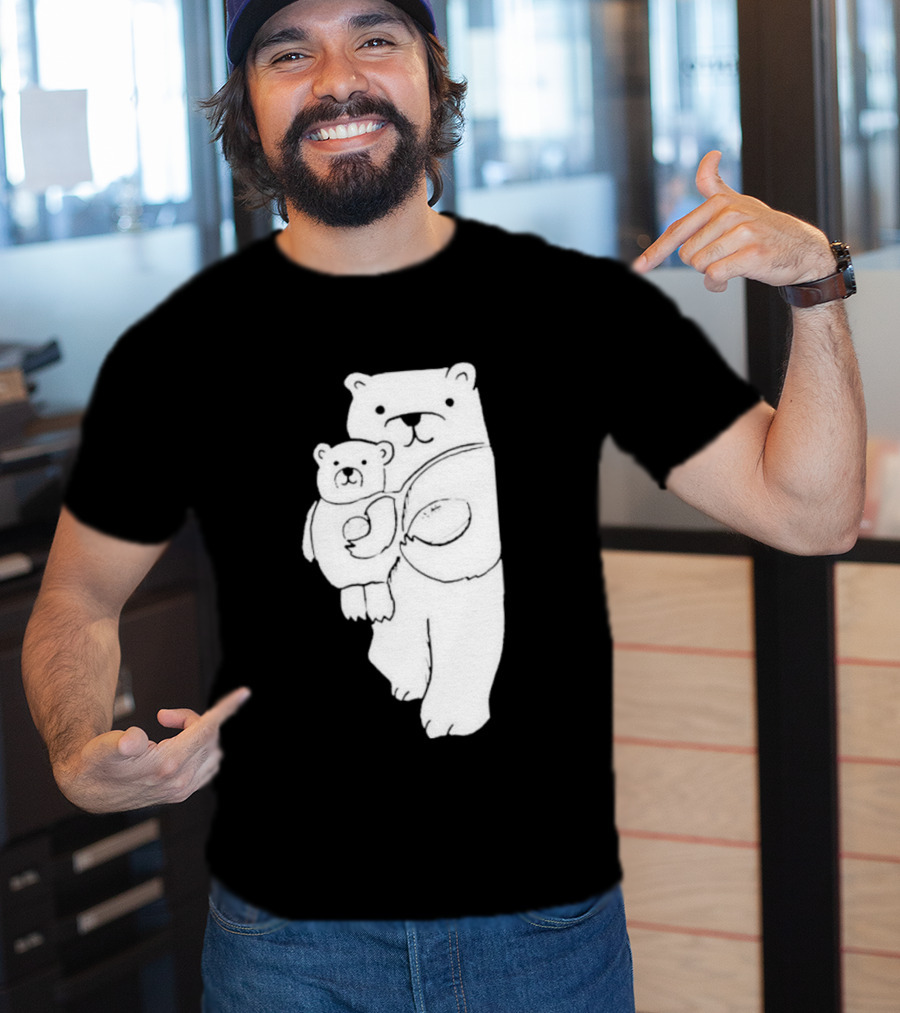 Nathan W Pyle Illinois Bear And Cub Duo T-Shirt