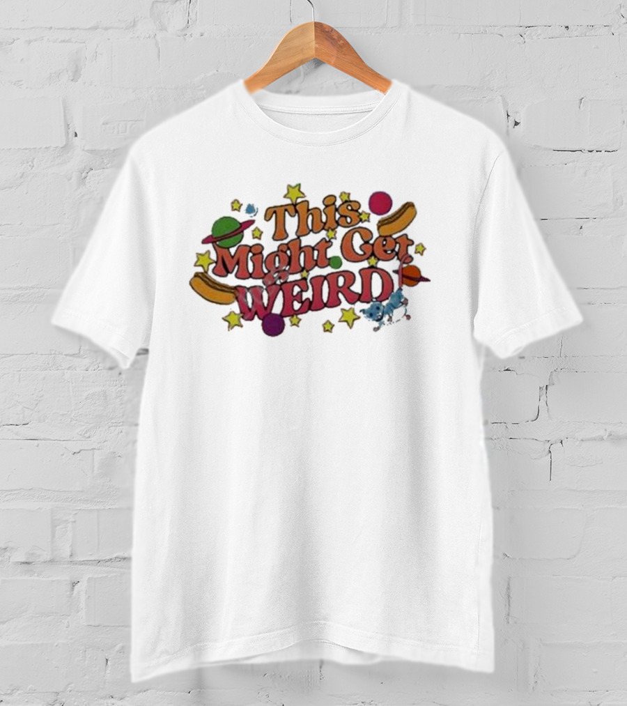 This Might Get Weird Critter Planets Stars Space T-Shirt