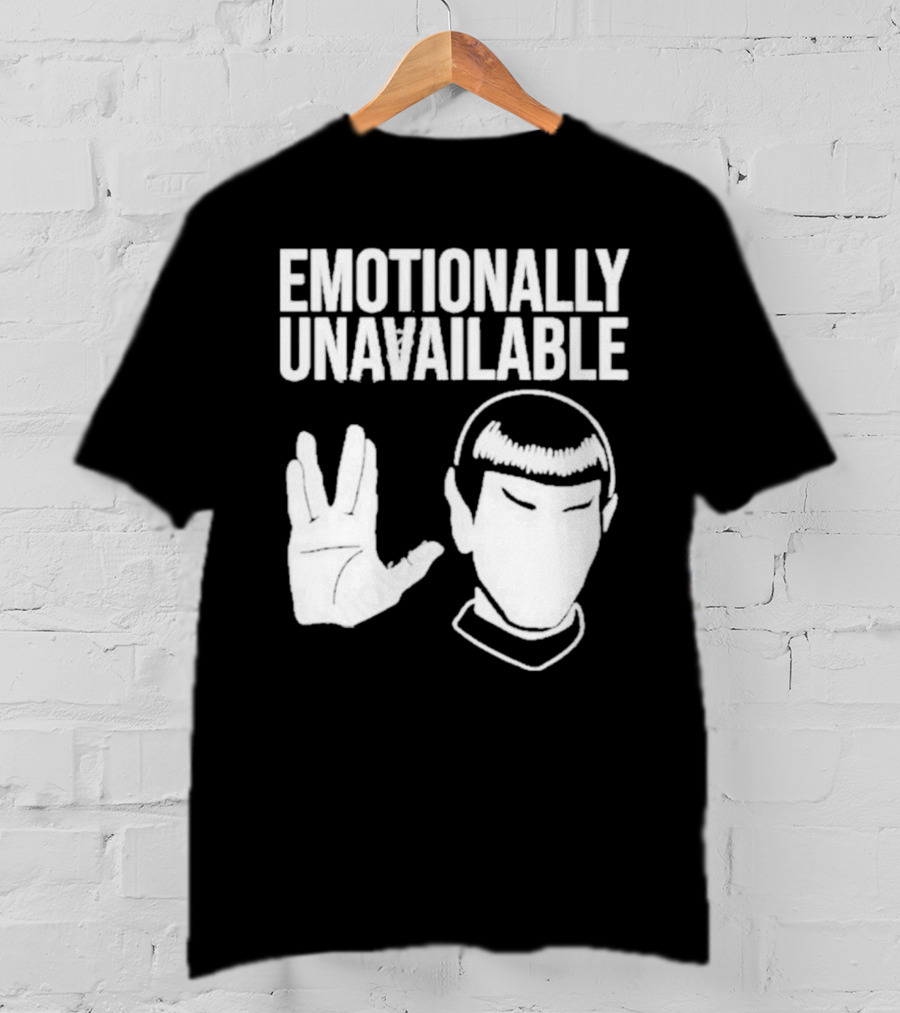 Emotionally Unavailable Star Trek Vulcan Gesture T-Shirt