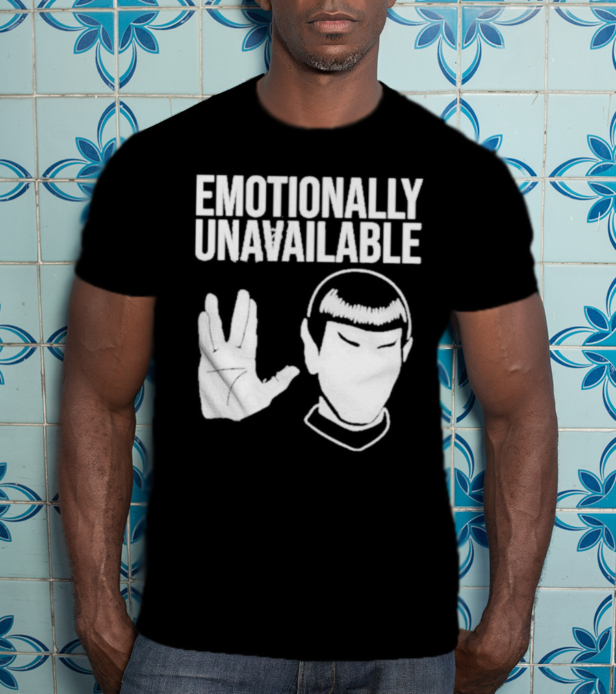 Emotionally Unavailable Star Trek Vulcan Gesture T-Shirt