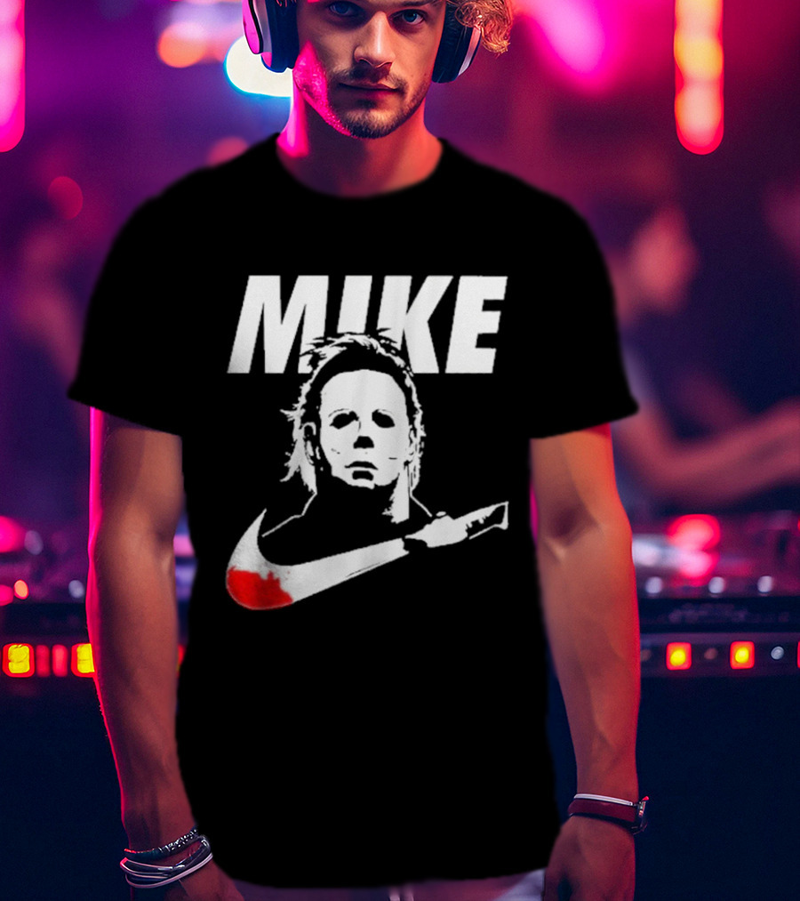 Mike Myers Parody Mask Knife Halloween T-Shirt