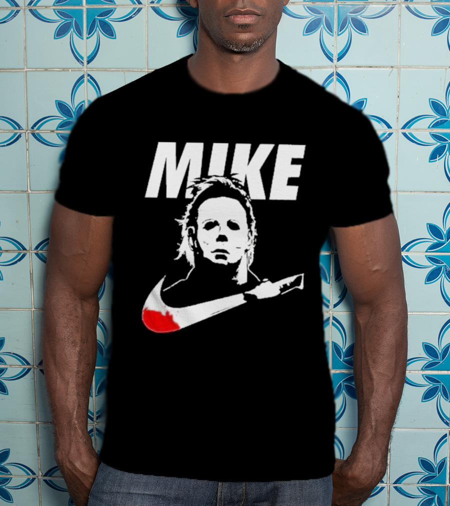 Mike Myers Parody Mask Knife Halloween T-Shirt