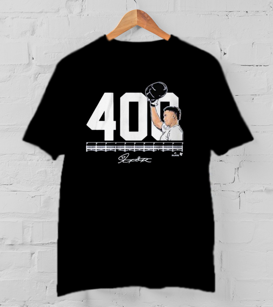 Giancarlo Stanton 400 New York Yankees Players Signature T-Shirt