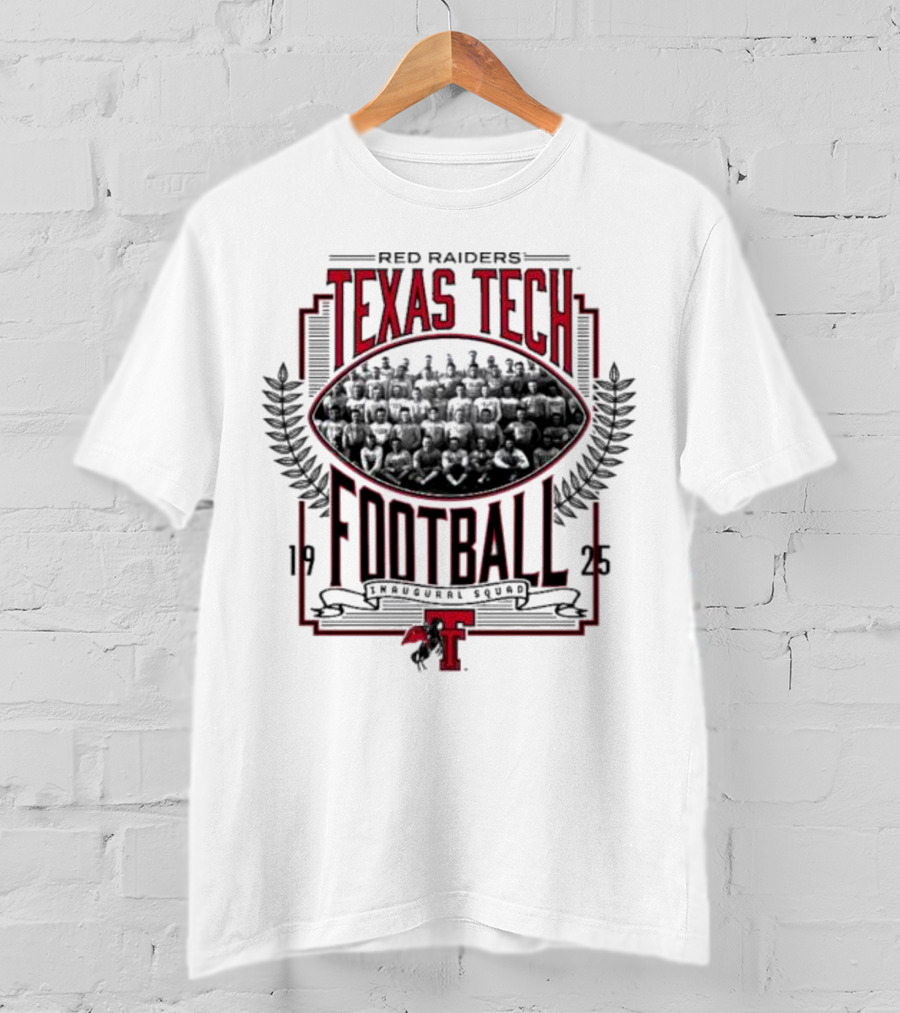 Red Raider Texas Tech Football 1925 Team Photo T-Shirt