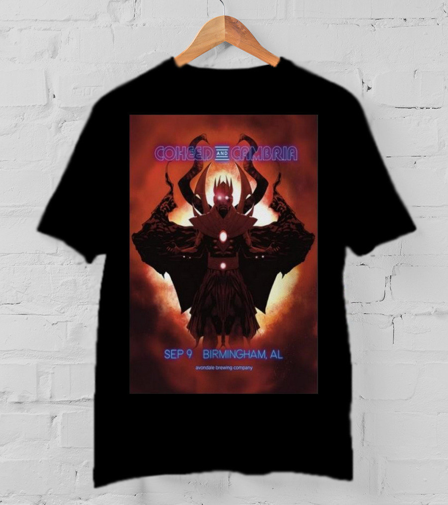 Coheed And Cambria Sep 9 Birmingham AL Avondale Brewing Company T-Shirt
