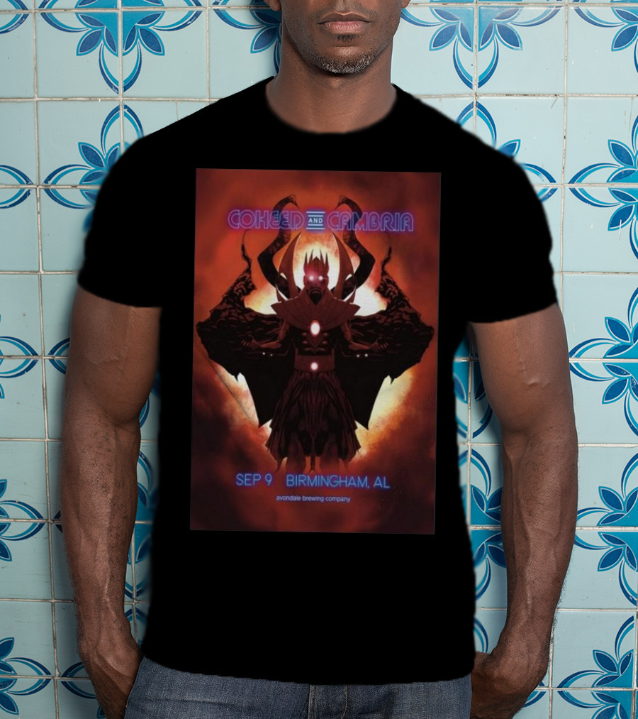 Coheed And Cambria Sep 9 Birmingham AL Avondale Brewing Company T-Shirt