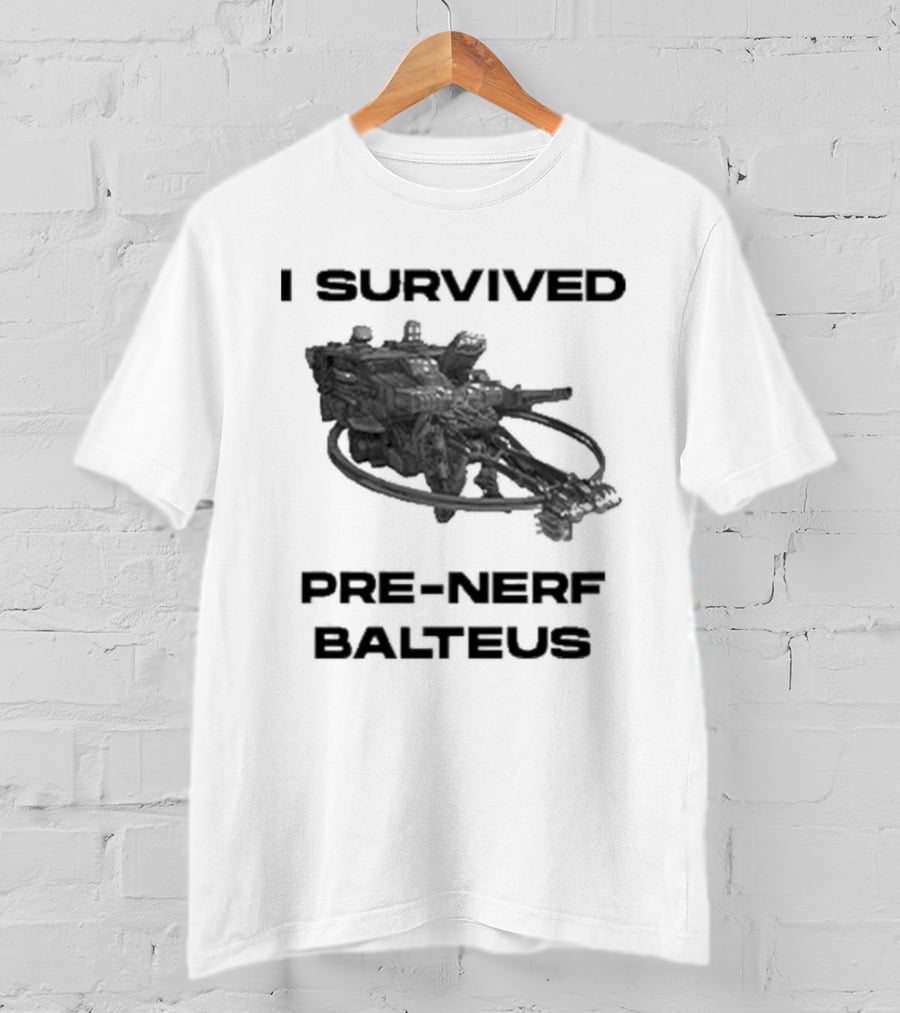 I Survived Pre-Nerf Balteus Challenge Achievement T-Shirt