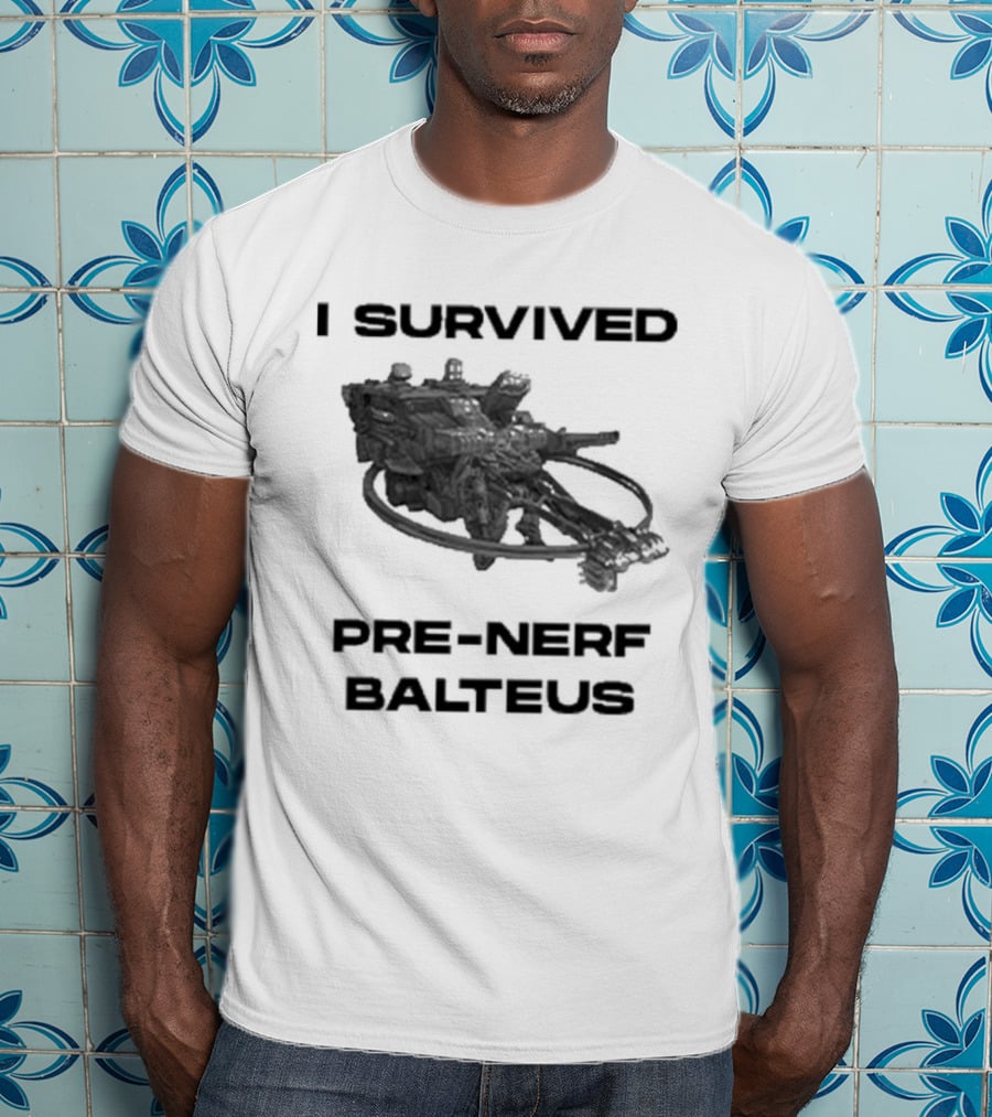 I Survived Pre-Nerf Balteus Challenge Achievement T-Shirt