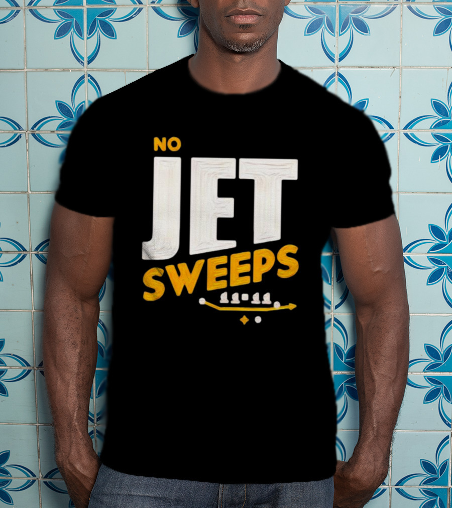 No Jet Sweeps 11 11 Football Play Diagram T-Shirt