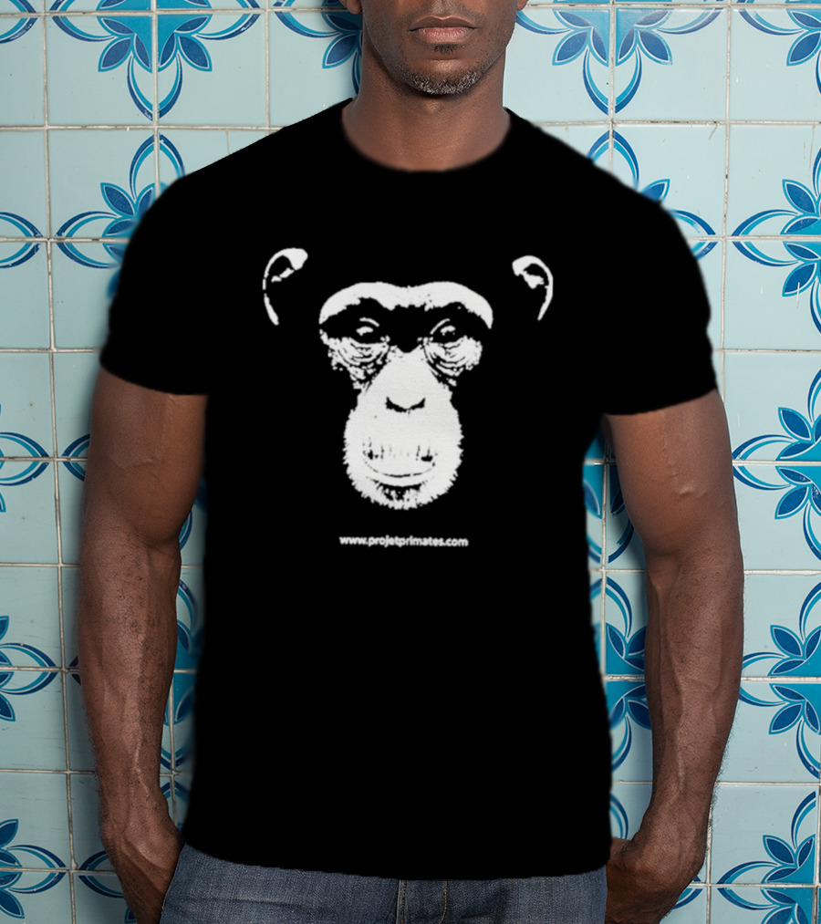 Projetprimates Nouveau Www.projetprimates.com Chimpanzee Face T-Shirt