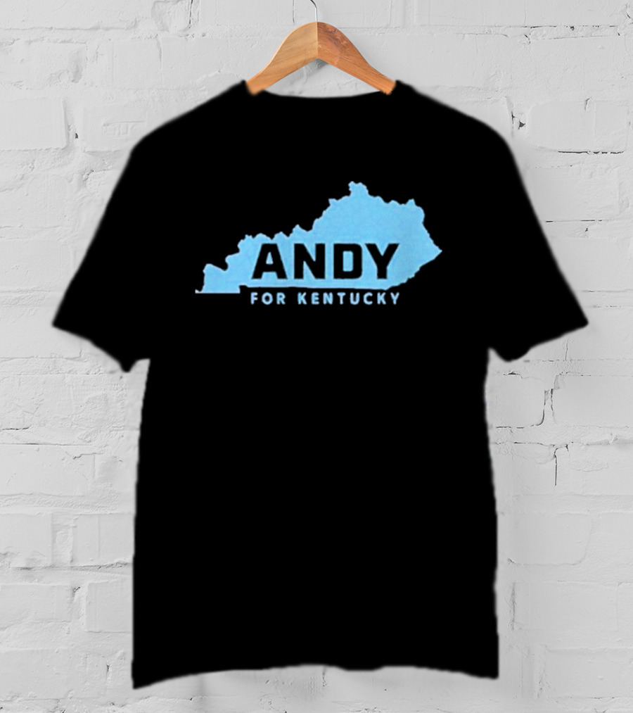 Andy For Kentucky Blue Map Campaign T-Shirt