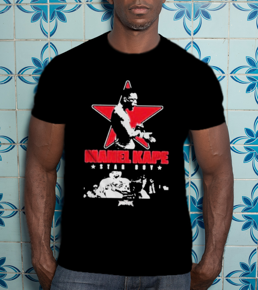 Manel Kape Star Boy Full Violence Red Star Iconography T-Shirt