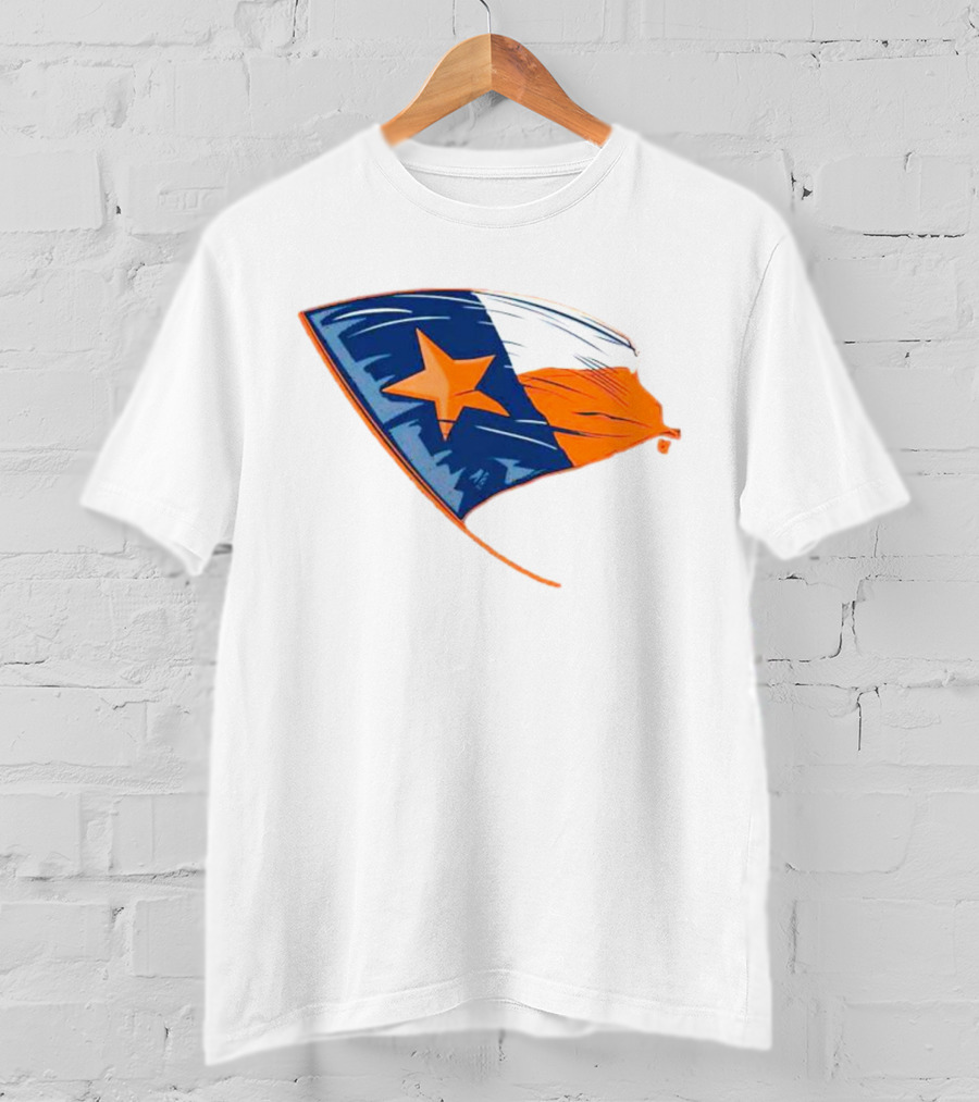 Houston State Flag Texas Colors And Star T-Shirt