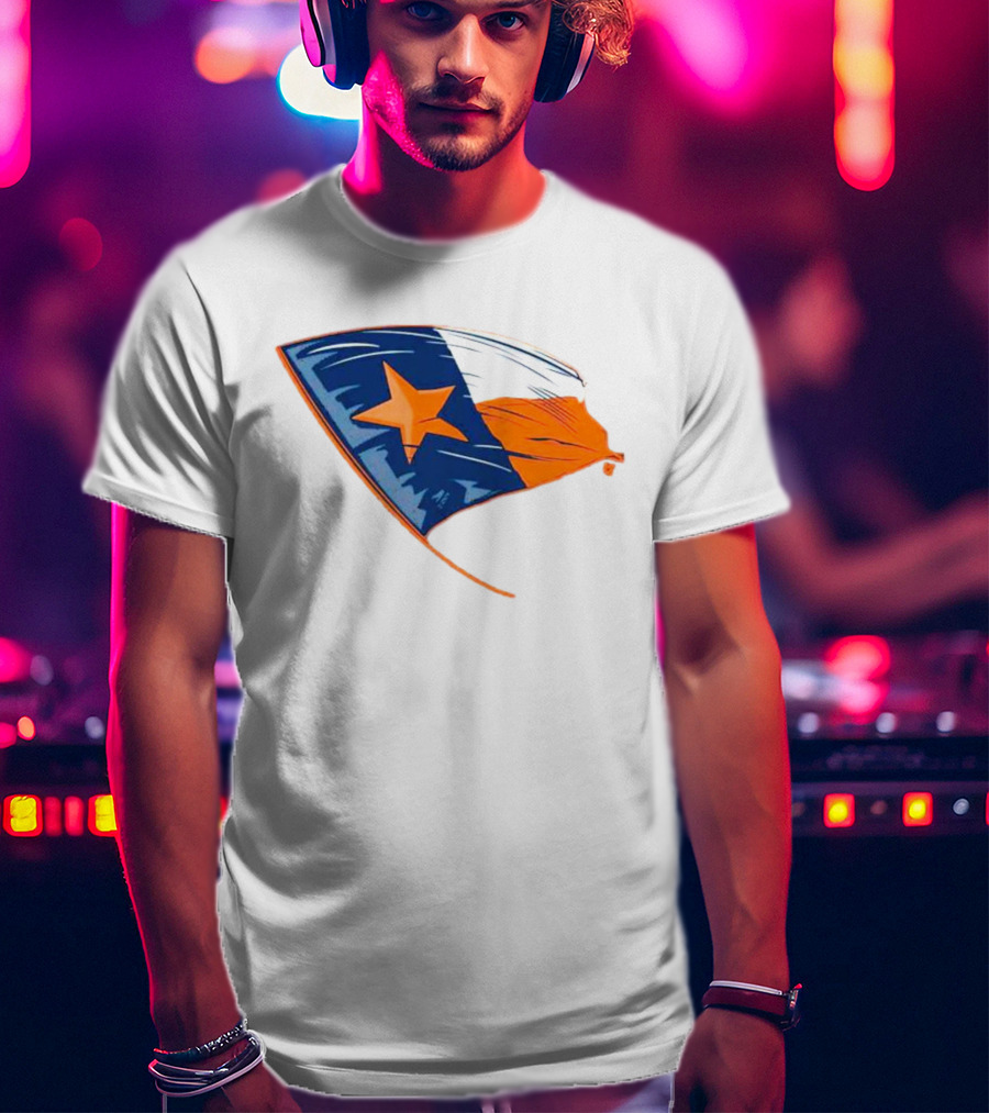 Houston State Flag Texas Colors And Star T-Shirt