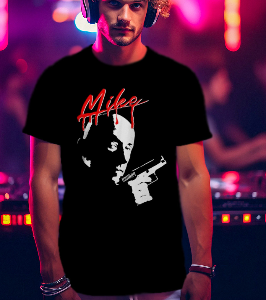 Mike Crime Noir Gunman T-Shirt