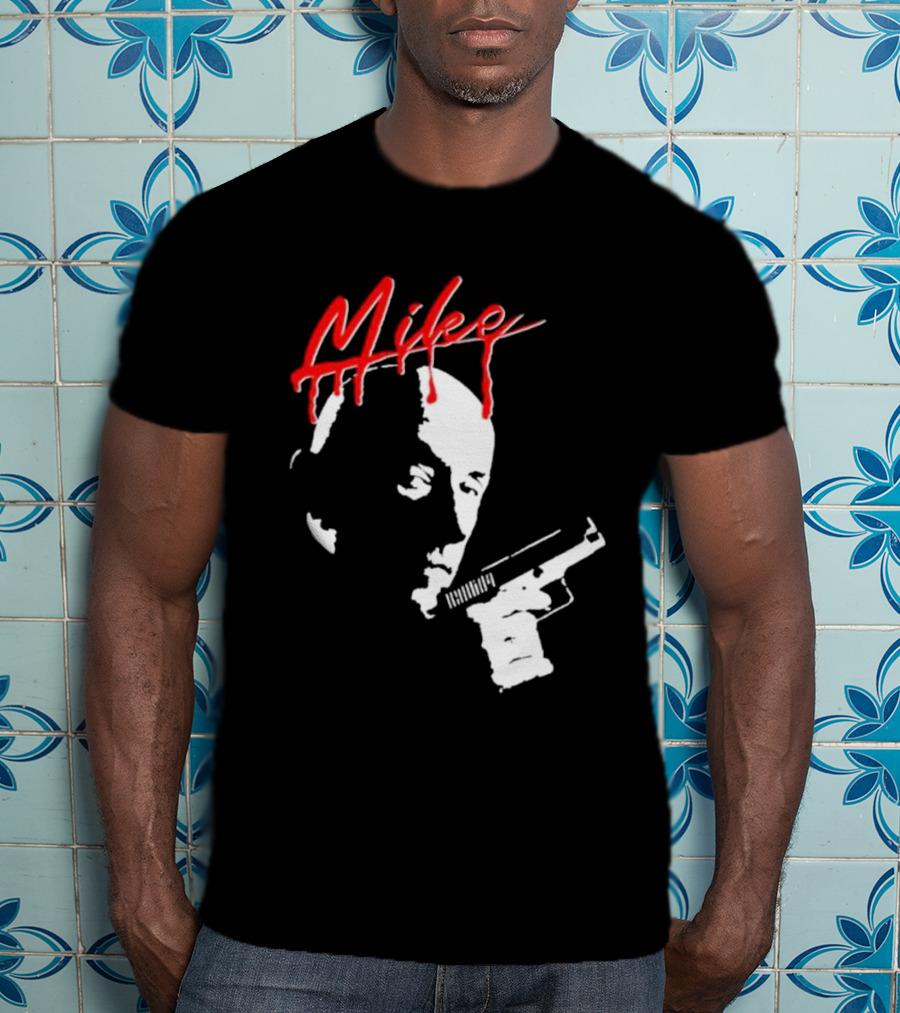 Mike Crime Noir Gunman T-Shirt