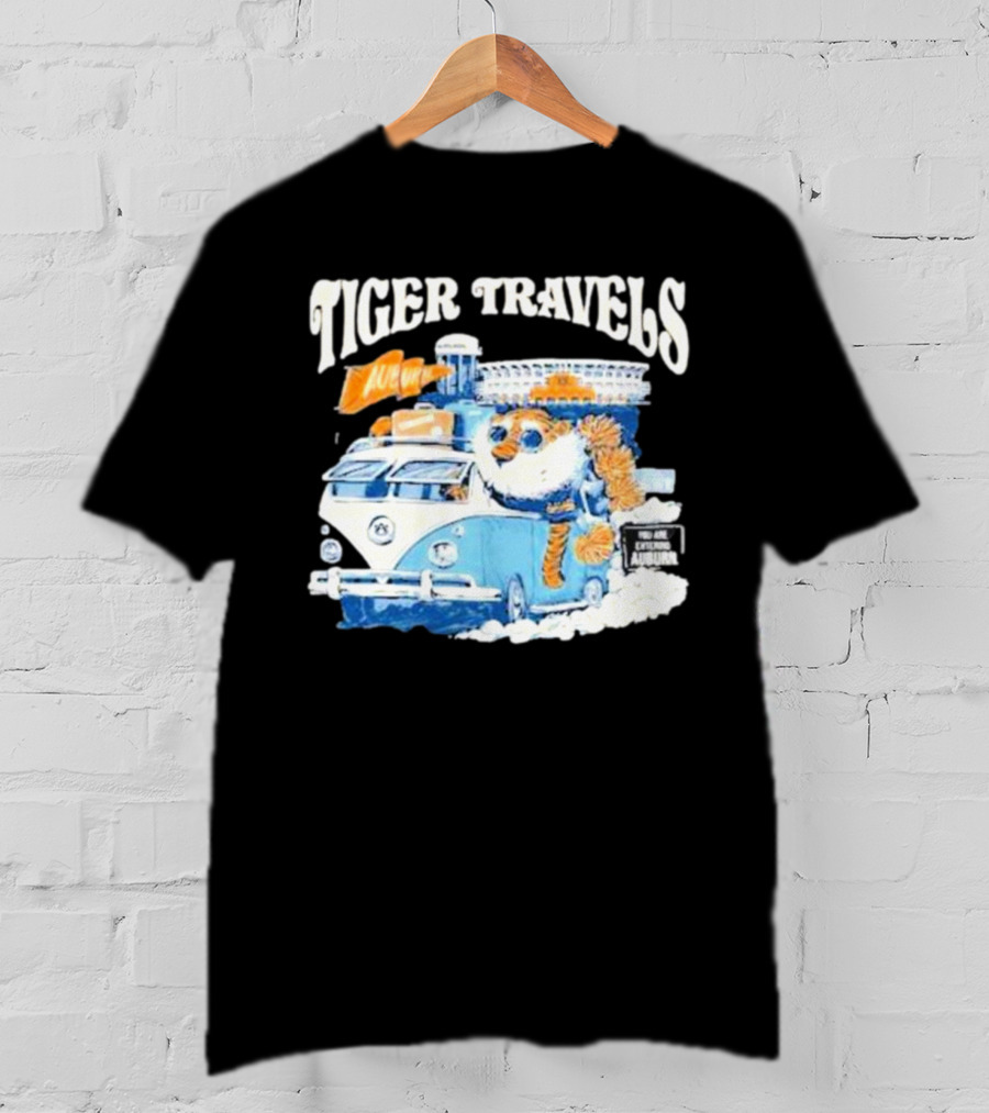 Tiger Travels Auburn Stadium Adventure T-Shirt