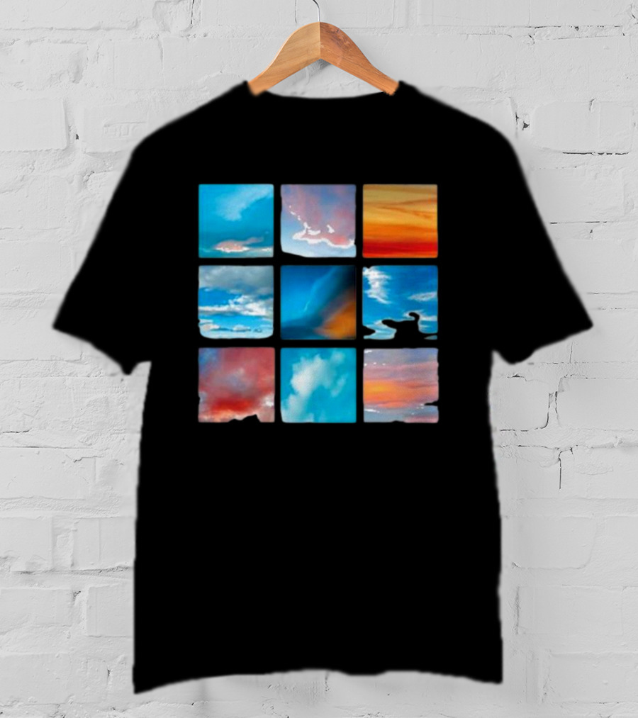 Sunsets And Skies Colorful Sky Panels T-Shirt