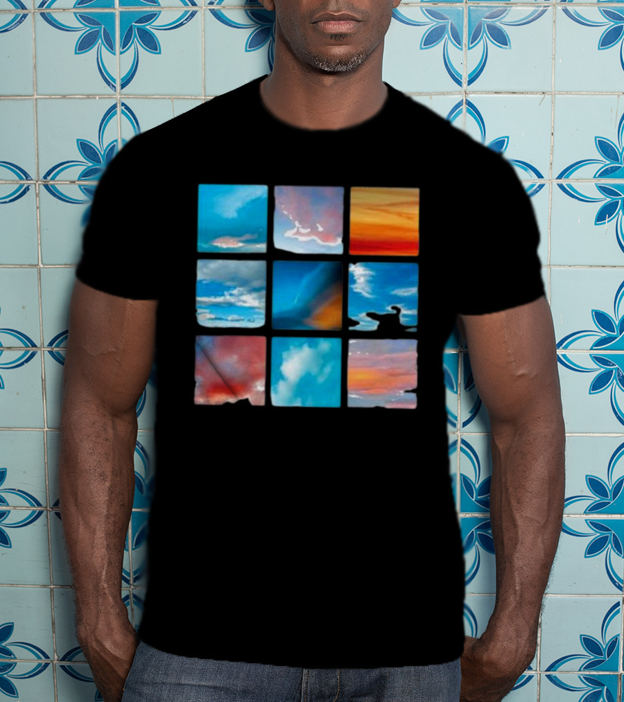 Sunsets And Skies Colorful Sky Panels T-Shirt