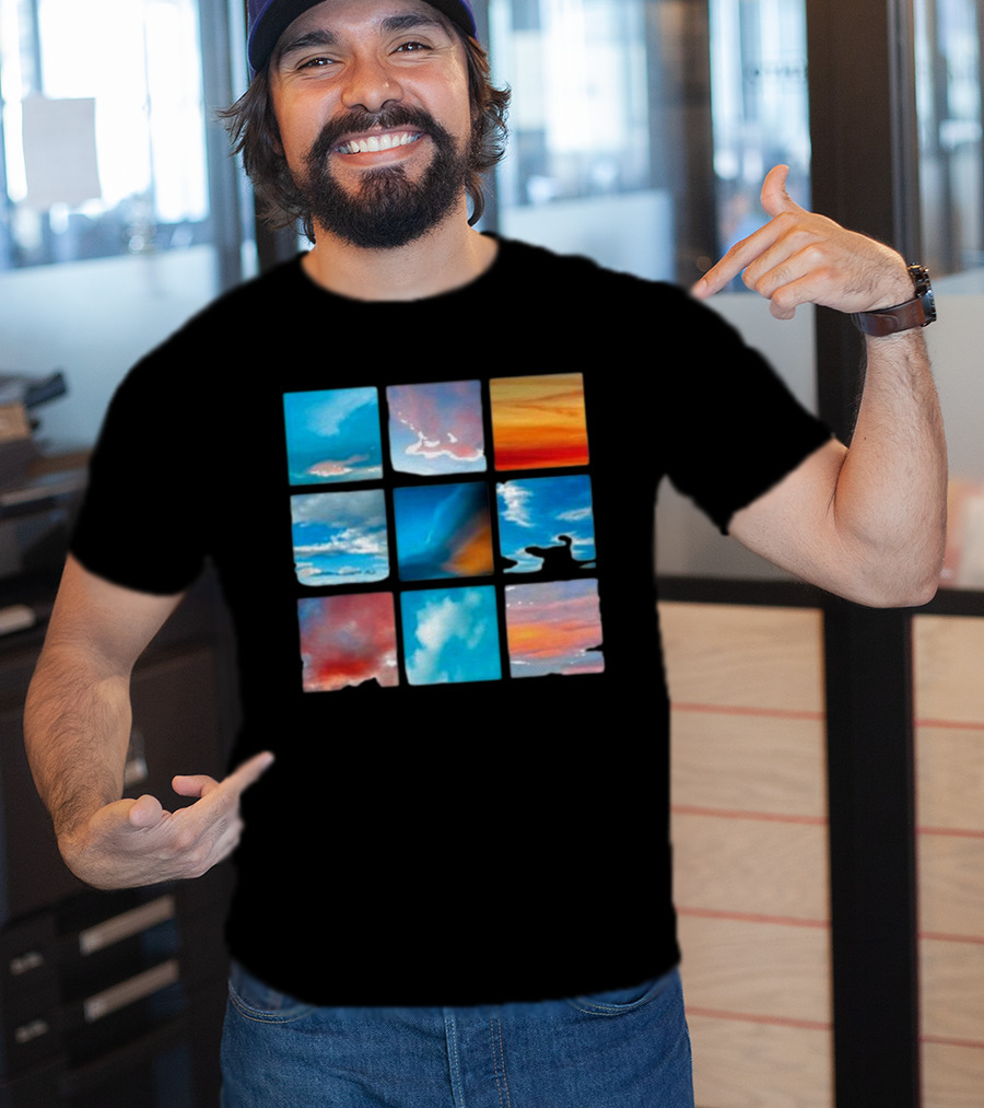 Sunsets And Skies Colorful Sky Panels T-Shirt