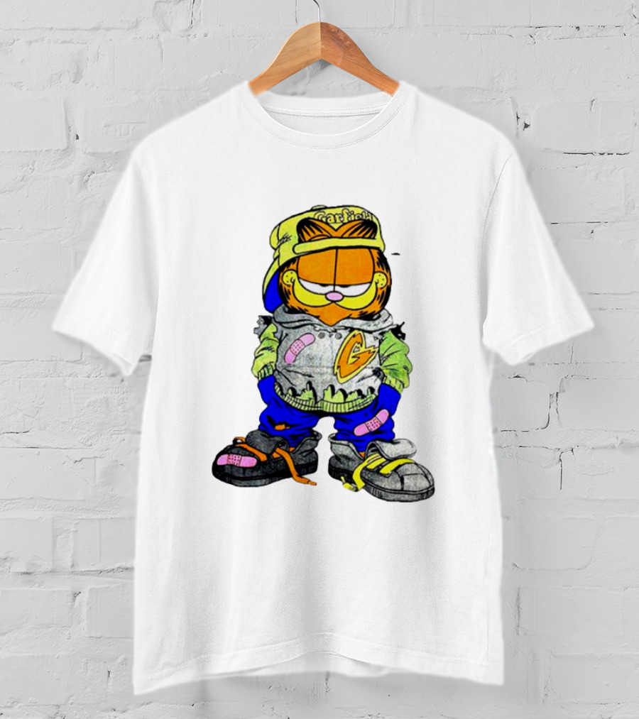 Garfield Hip Hop Street Style Hoodie Cap Sneakers T-Shirt