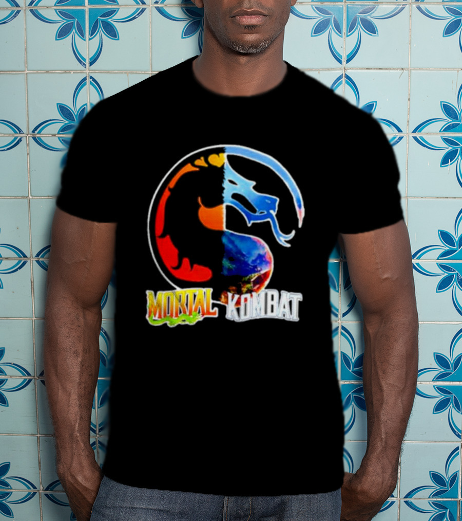 Mortal Kombat Dual-Color Dragon T-Shirt