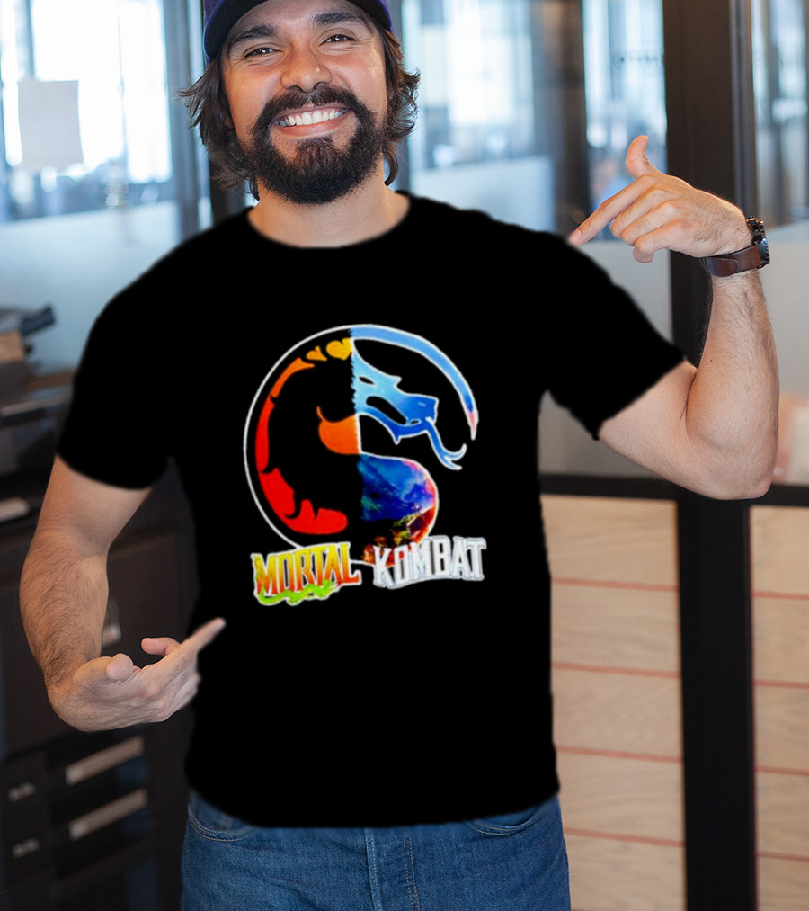 Mortal Kombat Dual-Color Dragon T-Shirt