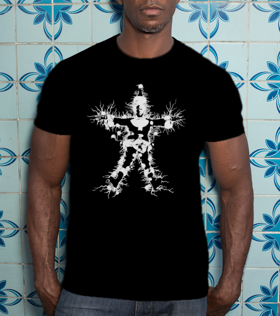 Freddie's Merry Gibbsmas Electrifying Snowman Holiday Star T-Shirt