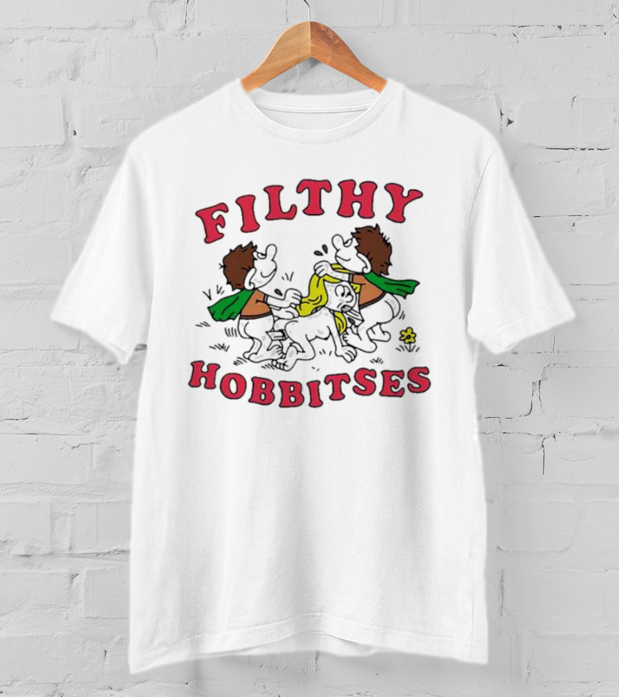 Filthy Hobbitses Fighting Dirty With Yellow Cloth T-Shirt