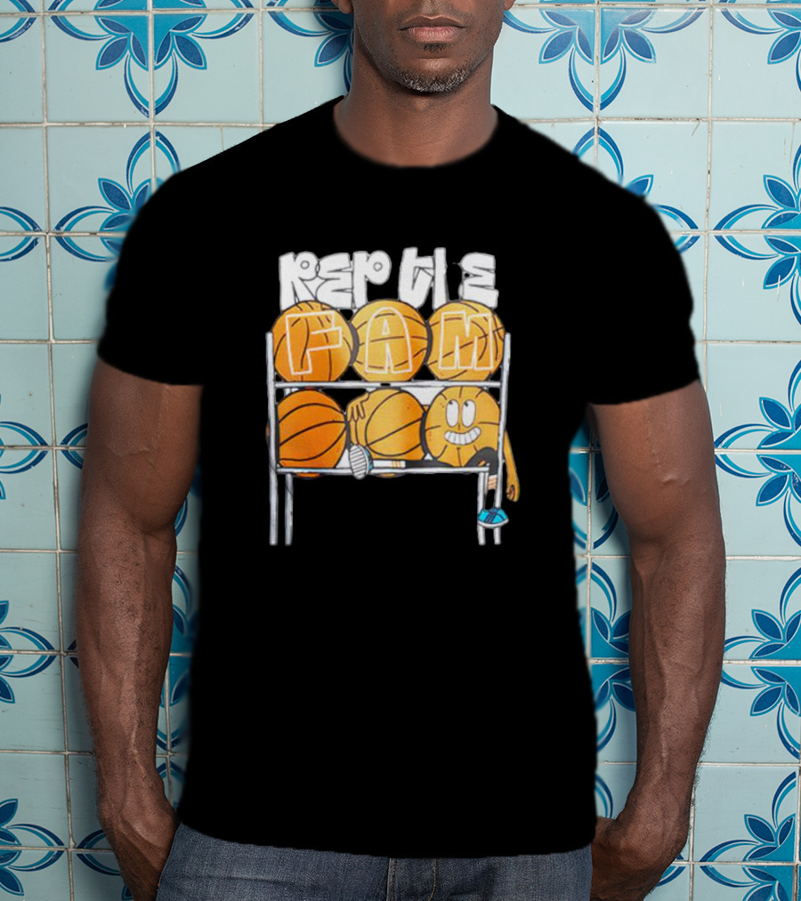 Rep The Fam Volleyball Basketball Balls Cartoon T-Shirt
