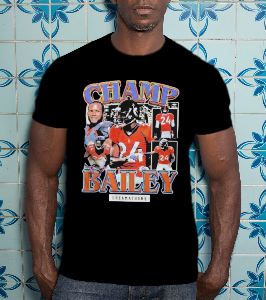 CHAMP BAILEY DREAMATHON NFL 24 T-Shirt