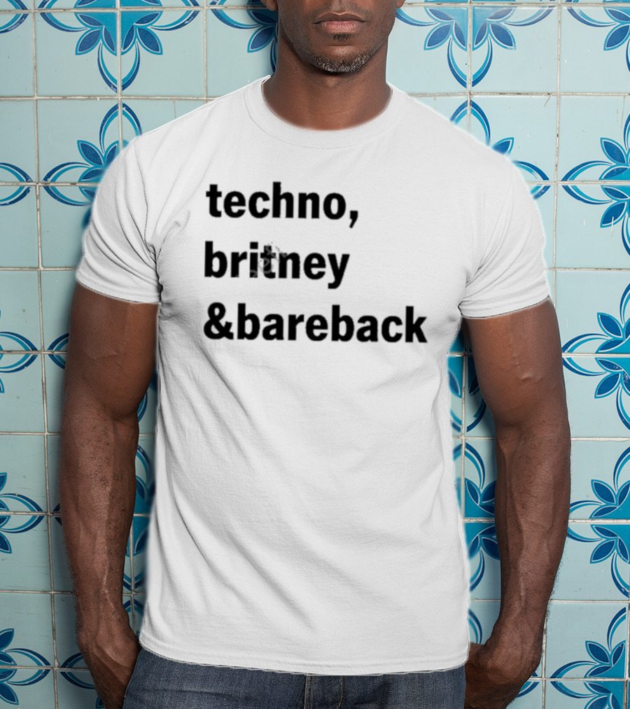 Martiijnn Techno Britney Bareback T-Shirt