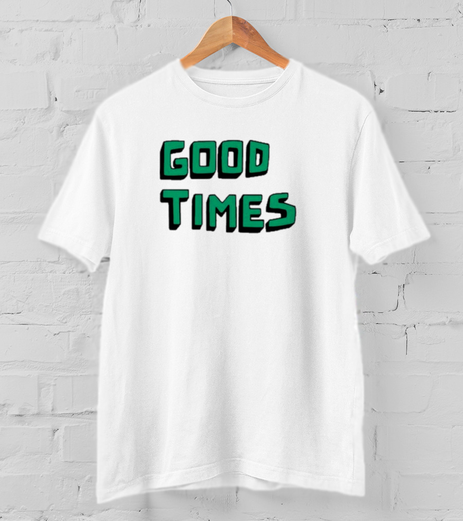 Good Times Bella Freud Black Shirt Fashion T-Shirt