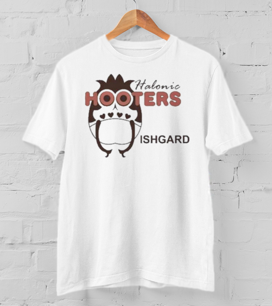 Gail Halonic Hooters Ishgard Gaming Crossover Fandom T-Shirt