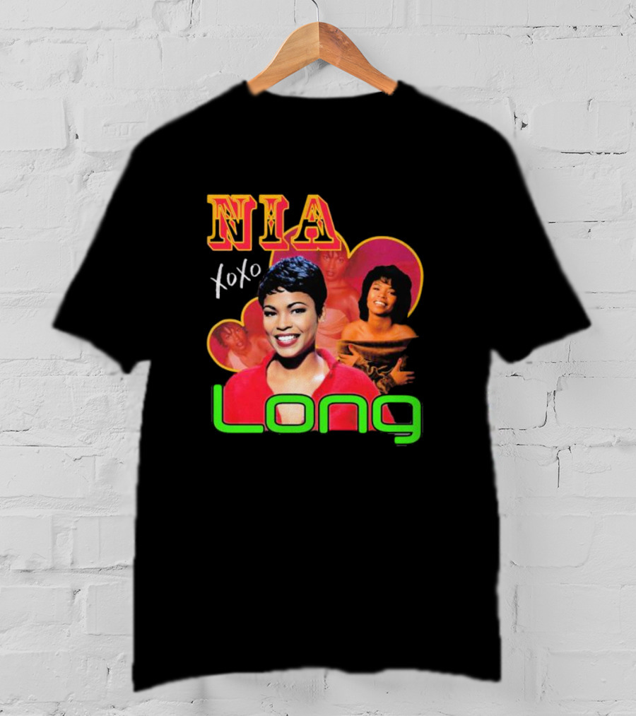 Nia Long Xoxo 90s Nostalgia Collage T-Shirt
