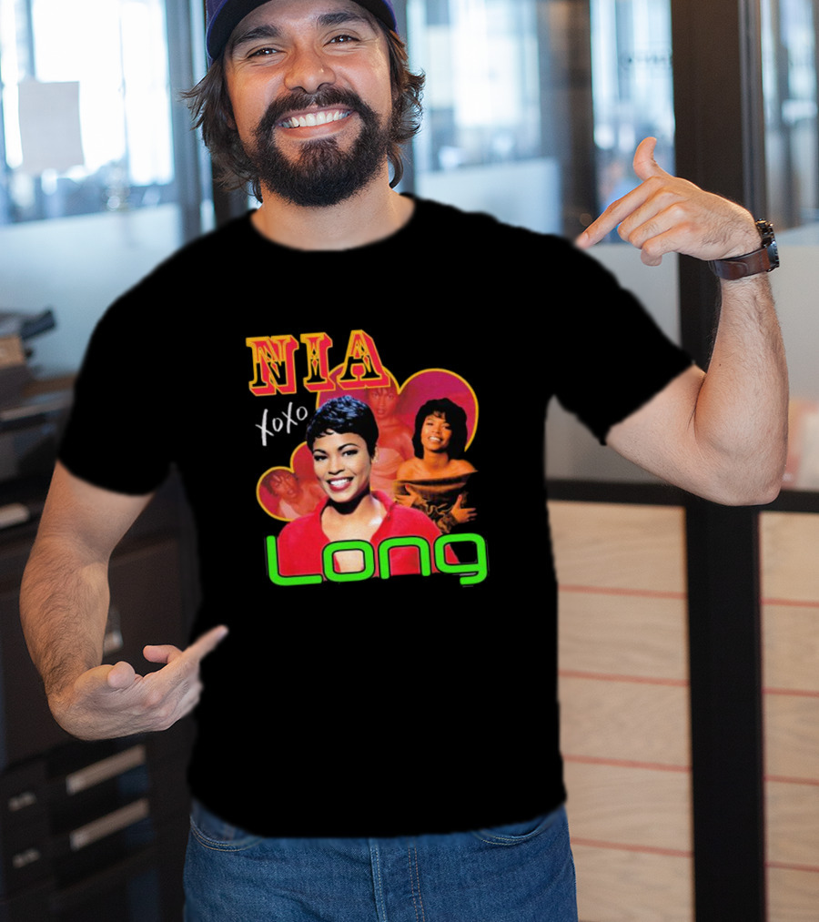 Nia Long Xoxo 90s Nostalgia Collage T-Shirt