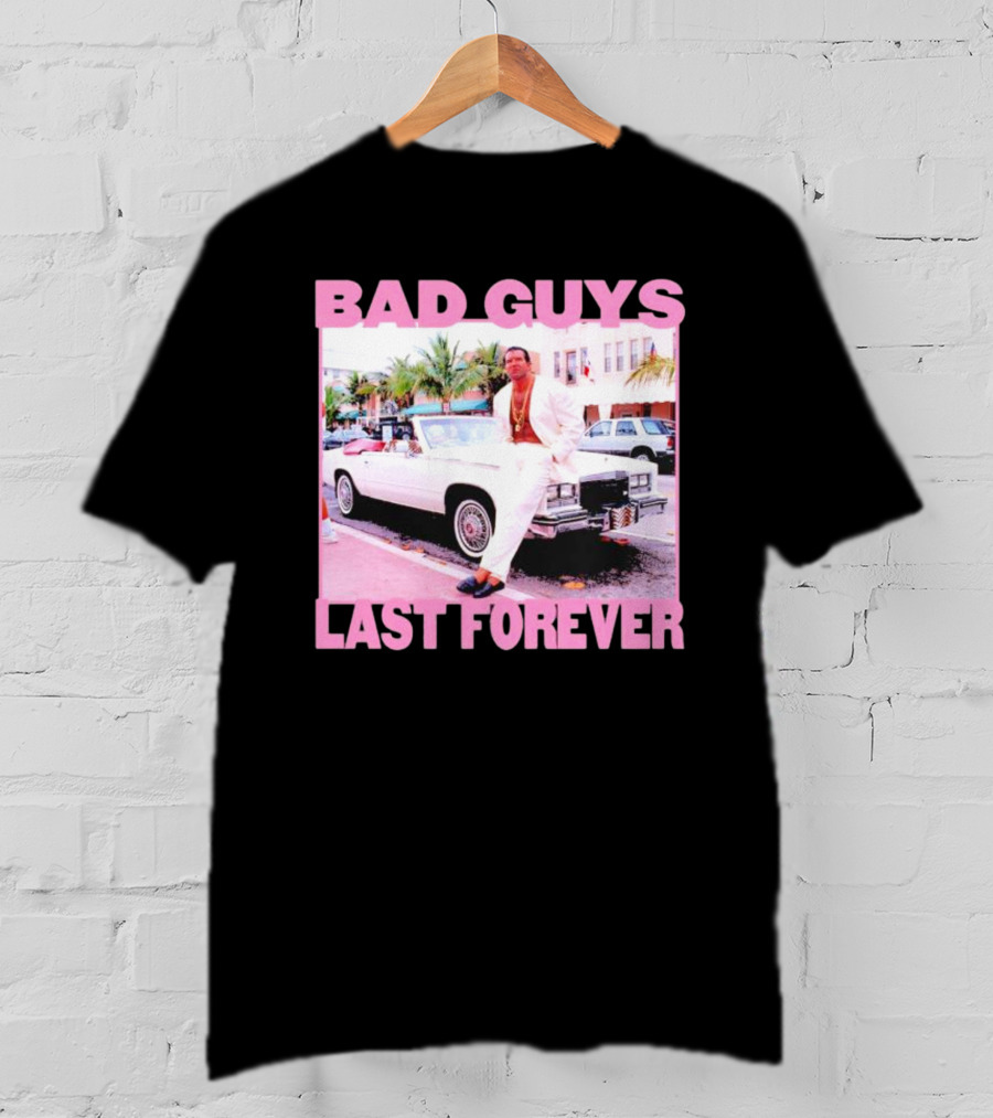 Scott Hall Bad Guys Last Forever Retro Miami Vibe T-Shirt
